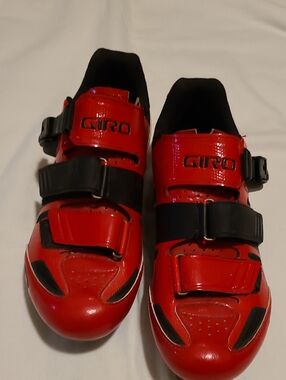 Giro Apeckx II Road Cycling Shoes, Red Black EU39 (Mens Size 6.5) Bike